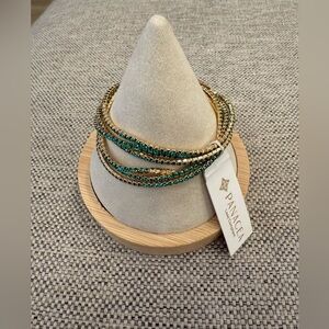 Panacea Set of 10 Crystal Bracelets